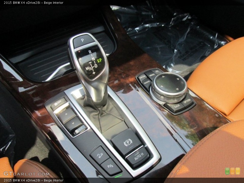 Beige Interior Transmission for the 2015 BMW X4 xDrive28i #95617595