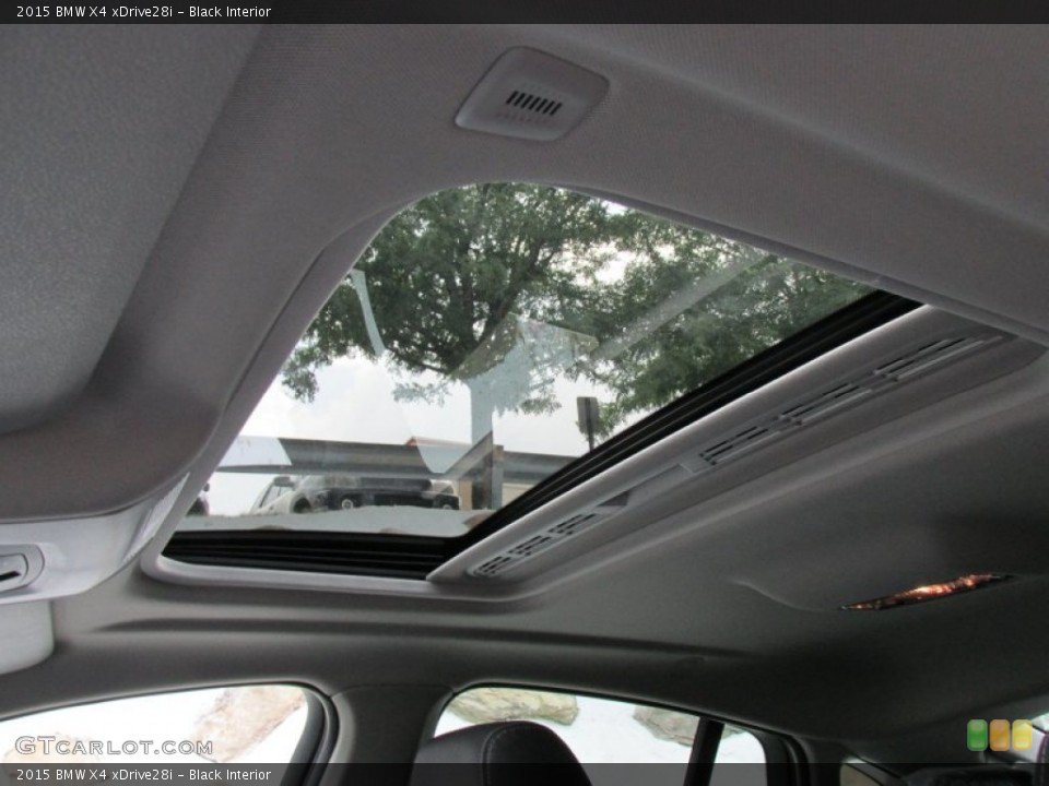 Black Interior Sunroof for the 2015 BMW X4 xDrive28i #95618004