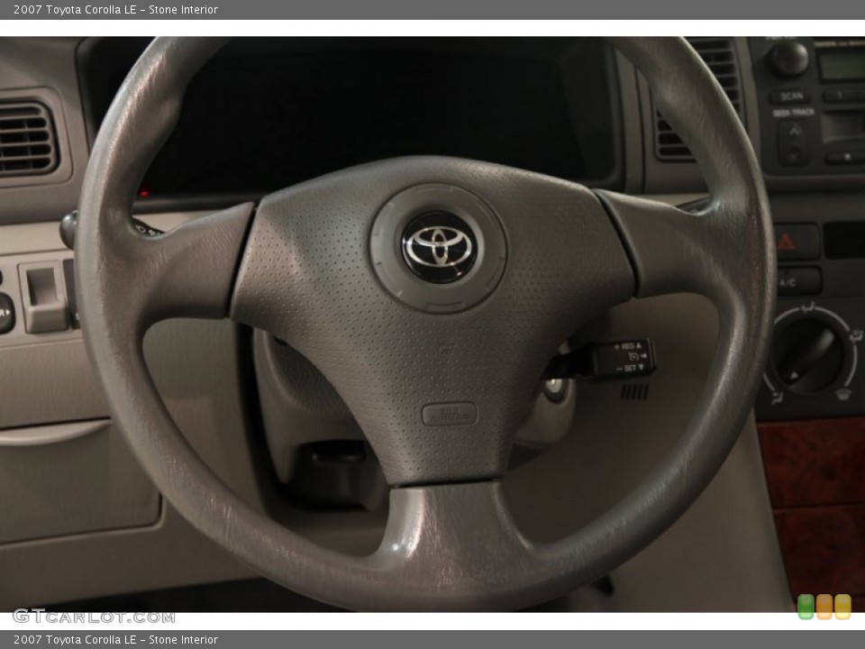 Stone Interior Steering Wheel for the 2007 Toyota Corolla LE #95618671