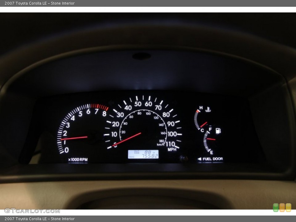 Stone Interior Gauges for the 2007 Toyota Corolla LE #95618693