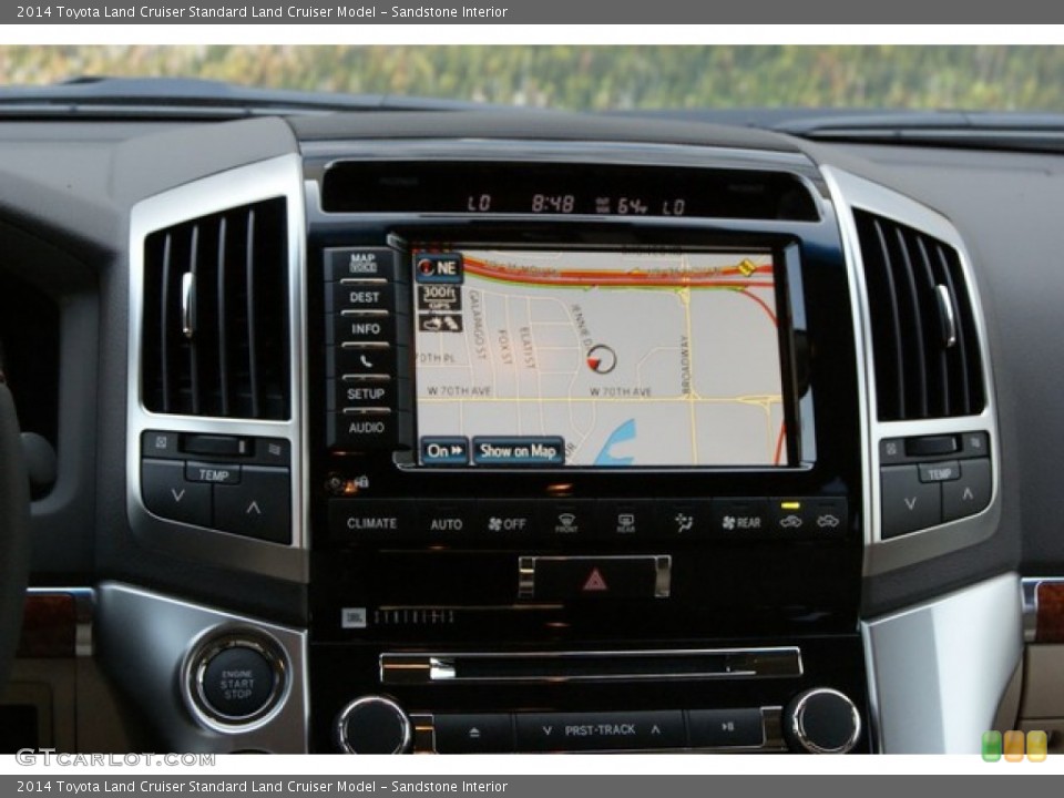 Sandstone Interior Navigation for the 2014 Toyota Land Cruiser  #95625476