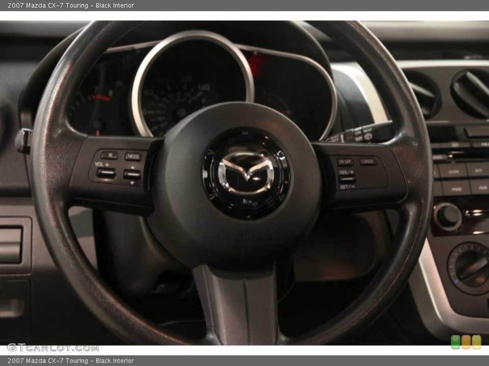 Black Interior Steering Wheel for the 2007 Mazda CX-7 Touring #95636471
