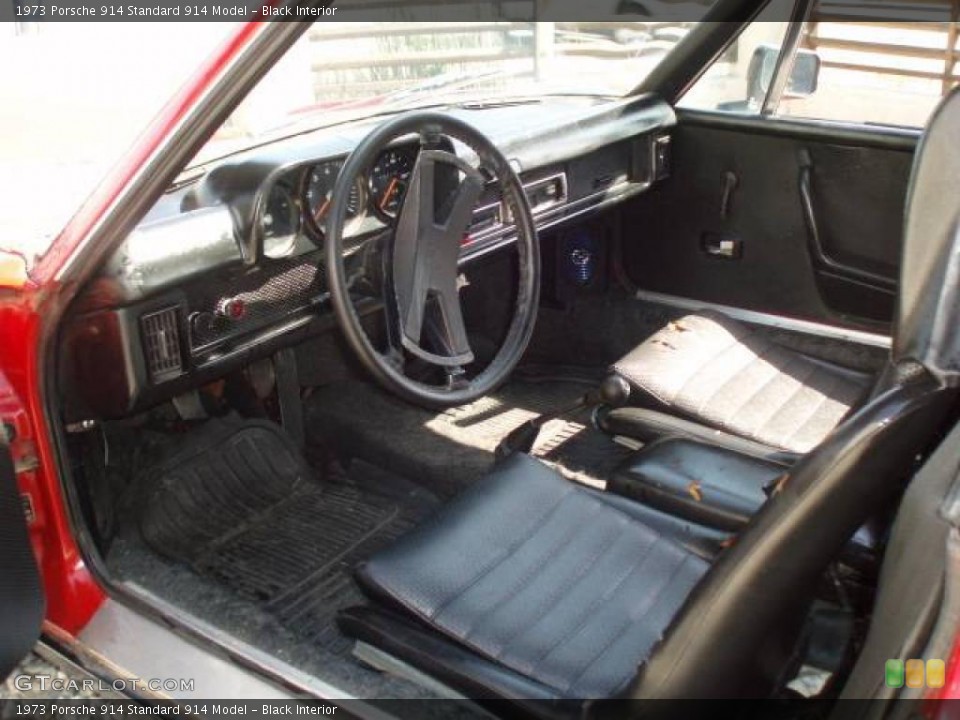 Black Interior Photo for the 1973 Porsche 914  #956394