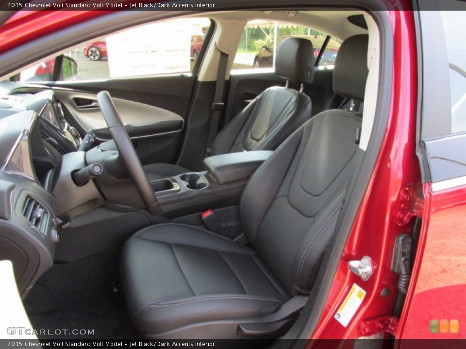 Jet Black/Dark Accents Interior Front Seat for the 2015 Chevrolet Volt  #95639456