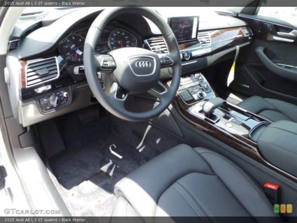 Black Interior Prime Interior for the 2015 Audi A8 L 3.0T quattro #95639465