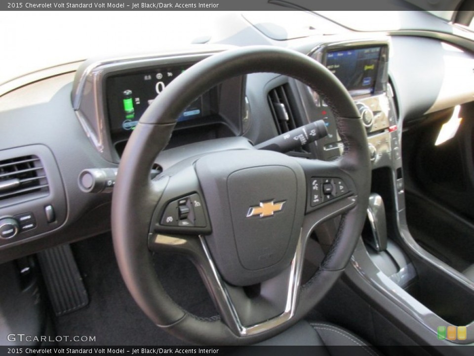 Jet Black/Dark Accents Interior Steering Wheel for the 2015 Chevrolet Volt  #95639498