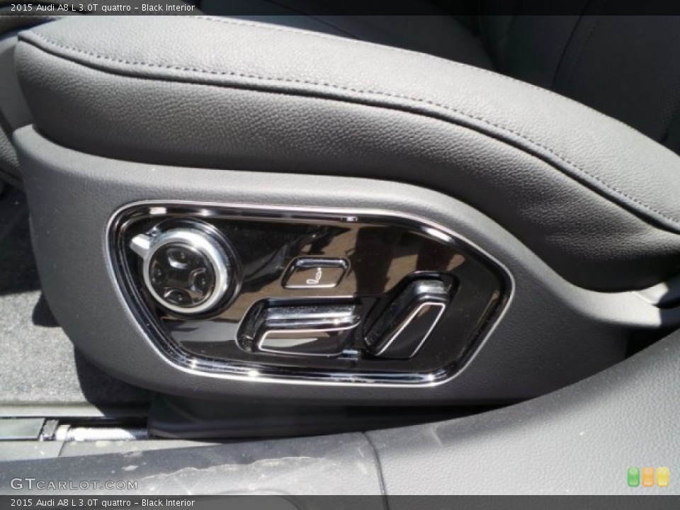 Black Interior Controls for the 2015 Audi A8 L 3.0T quattro #95639506
