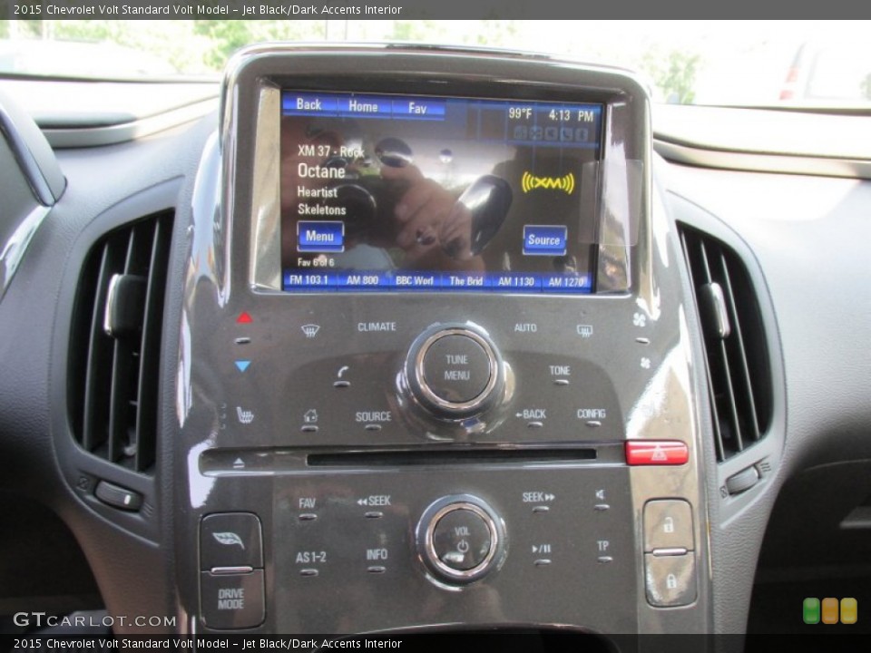 Jet Black/Dark Accents Interior Controls for the 2015 Chevrolet Volt  #95639522