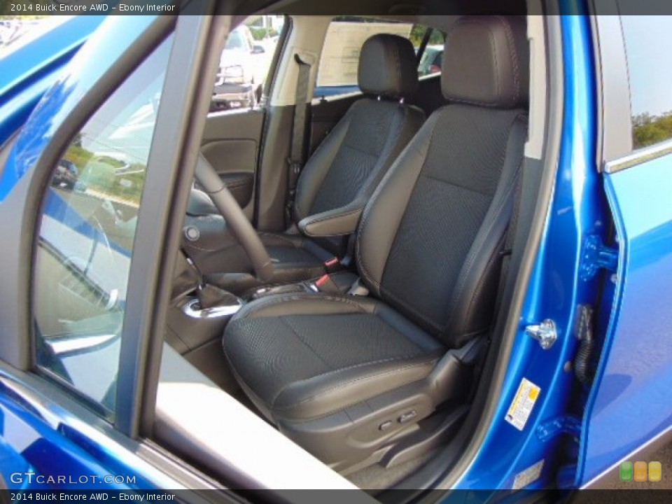 Ebony Interior Front Seat for the 2014 Buick Encore AWD #95639597