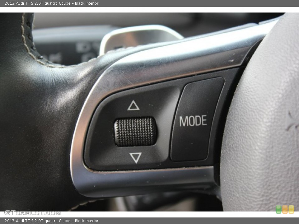 Black Interior Controls for the 2013 Audi TT S 2.0T quattro Coupe #95639654