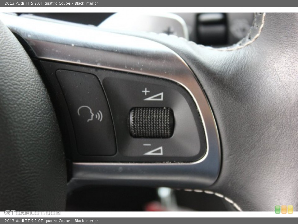 Black Interior Controls for the 2013 Audi TT S 2.0T quattro Coupe #95639696