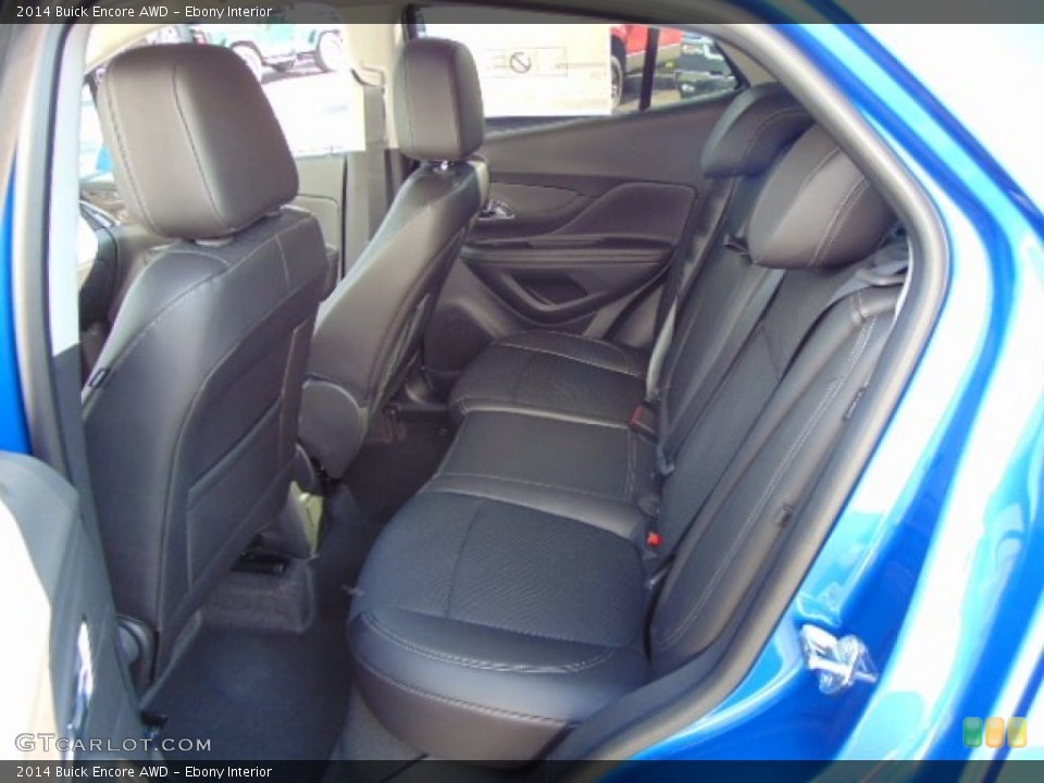 Ebony Interior Rear Seat for the 2014 Buick Encore AWD #95639728