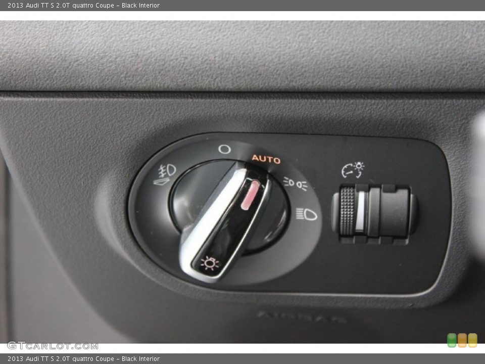 Black Interior Controls for the 2013 Audi TT S 2.0T quattro Coupe #95639735