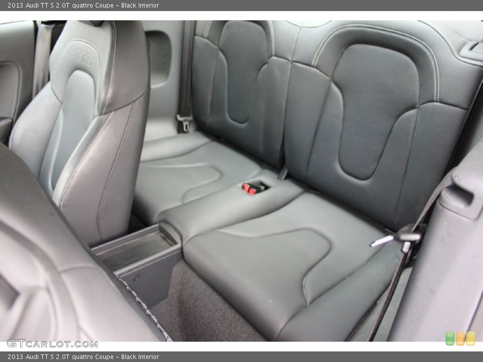 Black Interior Rear Seat for the 2013 Audi TT S 2.0T quattro Coupe #95639756