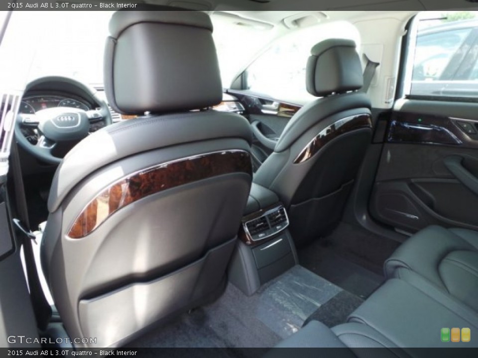 Black Interior Rear Seat for the 2015 Audi A8 L 3.0T quattro #95639795