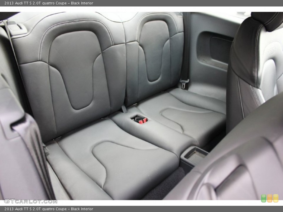 Black Interior Rear Seat for the 2013 Audi TT S 2.0T quattro Coupe #95639884