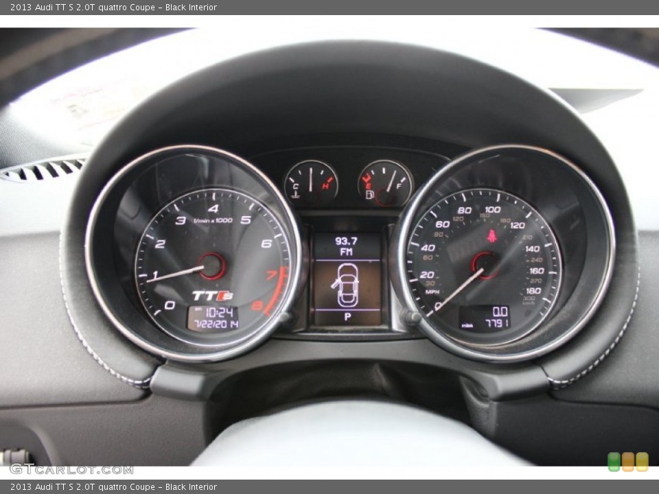 Black Interior Gauges for the 2013 Audi TT S 2.0T quattro Coupe #95639951