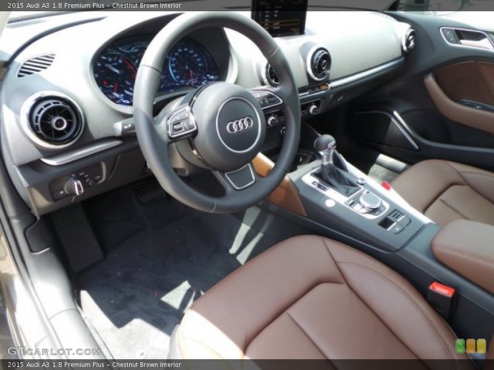 Chestnut Brown Interior Photo for the 2015 Audi A3 1.8 Premium Plus #95640245