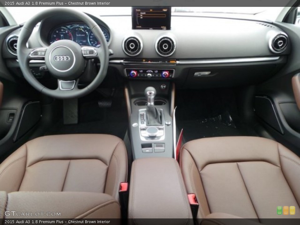 Chestnut Brown Interior Dashboard for the 2015 Audi A3 1.8 Premium Plus #95640548