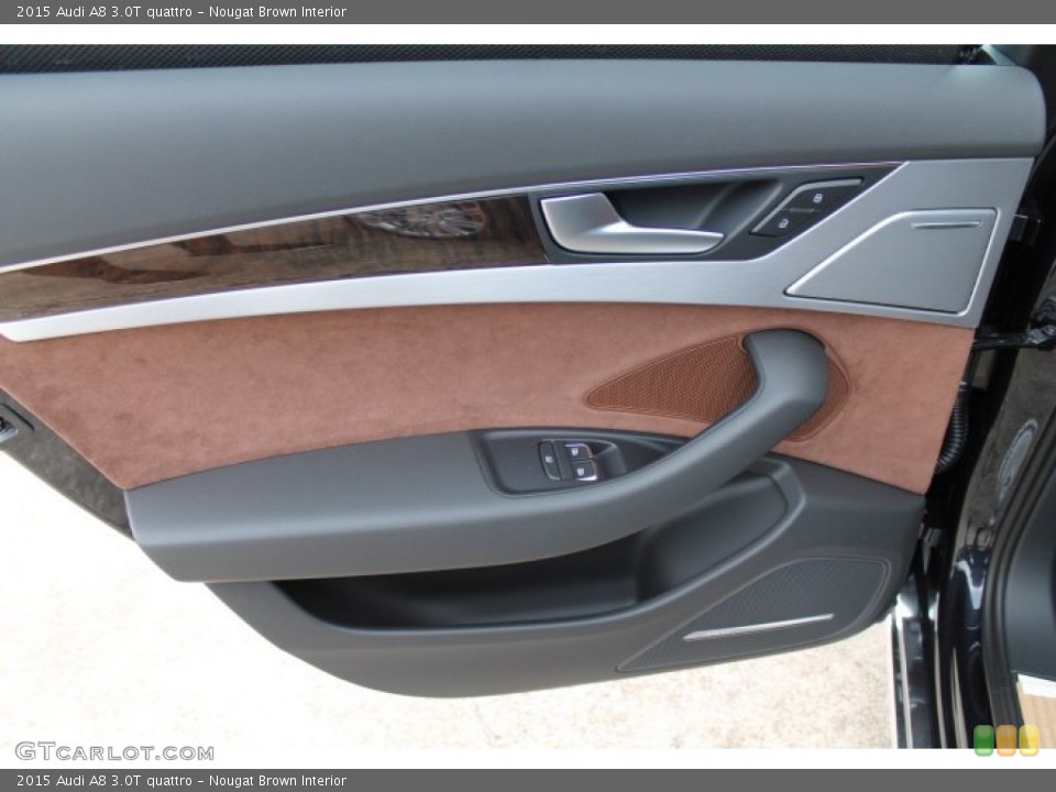 Nougat Brown Interior Door Panel for the 2015 Audi A8 3.0T quattro #95648612