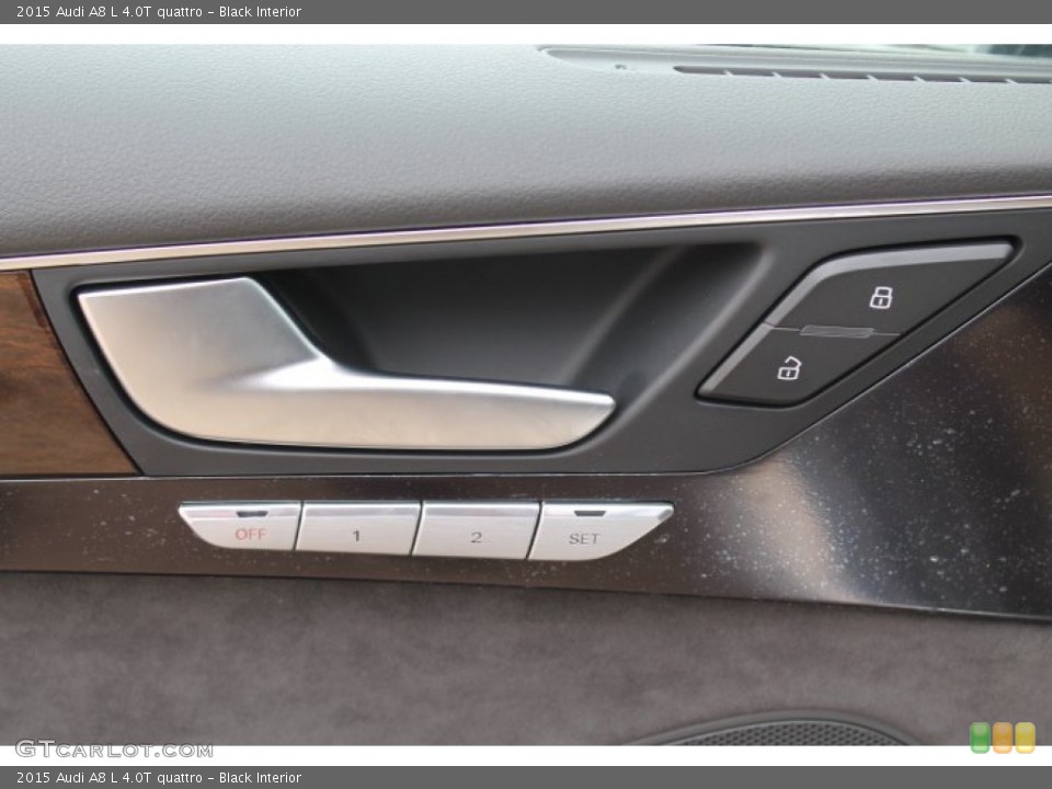 Black Interior Controls for the 2015 Audi A8 L 4.0T quattro #95649702