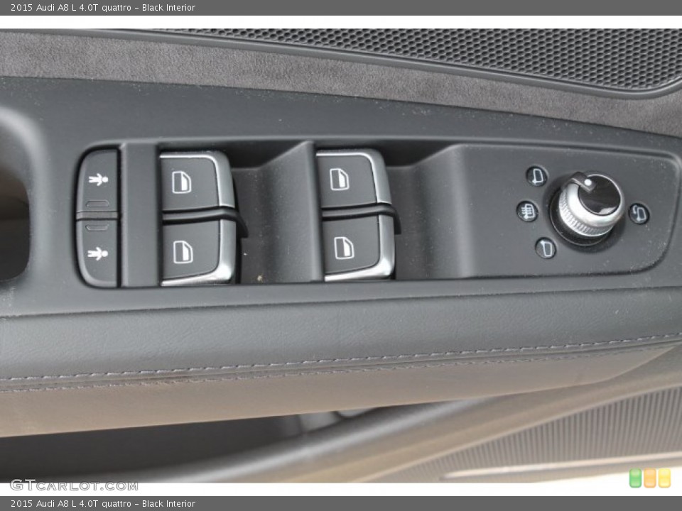 Black Interior Controls for the 2015 Audi A8 L 4.0T quattro #95649711
