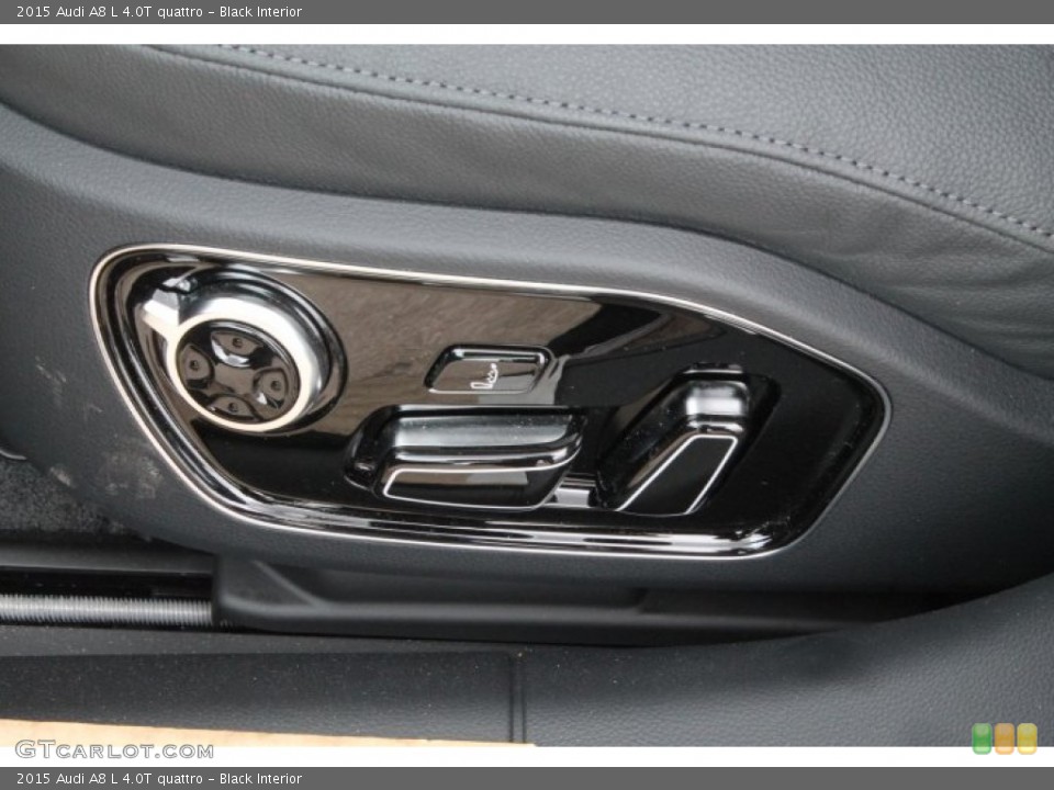 Black Interior Controls for the 2015 Audi A8 L 4.0T quattro #95649765