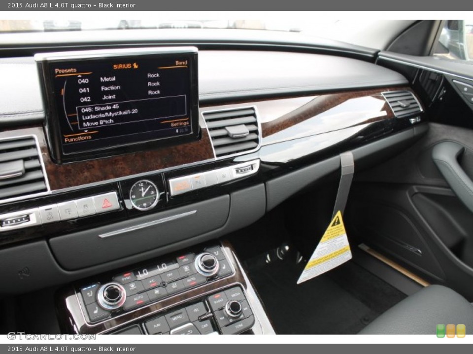 Black Interior Dashboard for the 2015 Audi A8 L 4.0T quattro #95649783