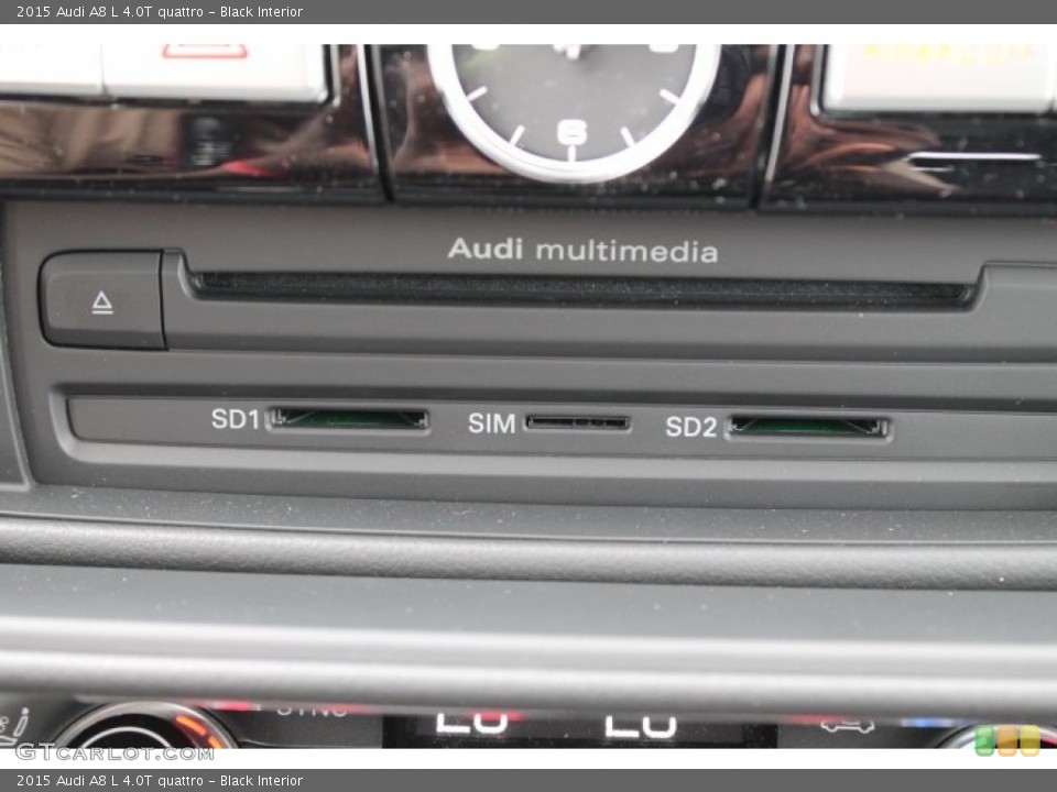 Black Interior Audio System for the 2015 Audi A8 L 4.0T quattro #95649829