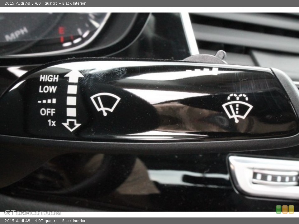 Black Interior Controls for the 2015 Audi A8 L 4.0T quattro #95649923