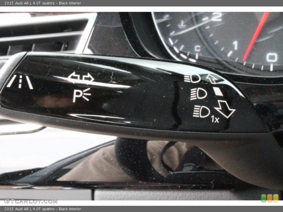 Black Interior Controls for the 2015 Audi A8 L 4.0T quattro #95649932