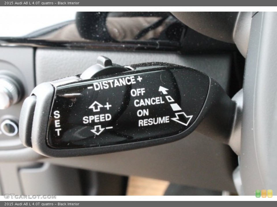 Black Interior Controls for the 2015 Audi A8 L 4.0T quattro #95649936