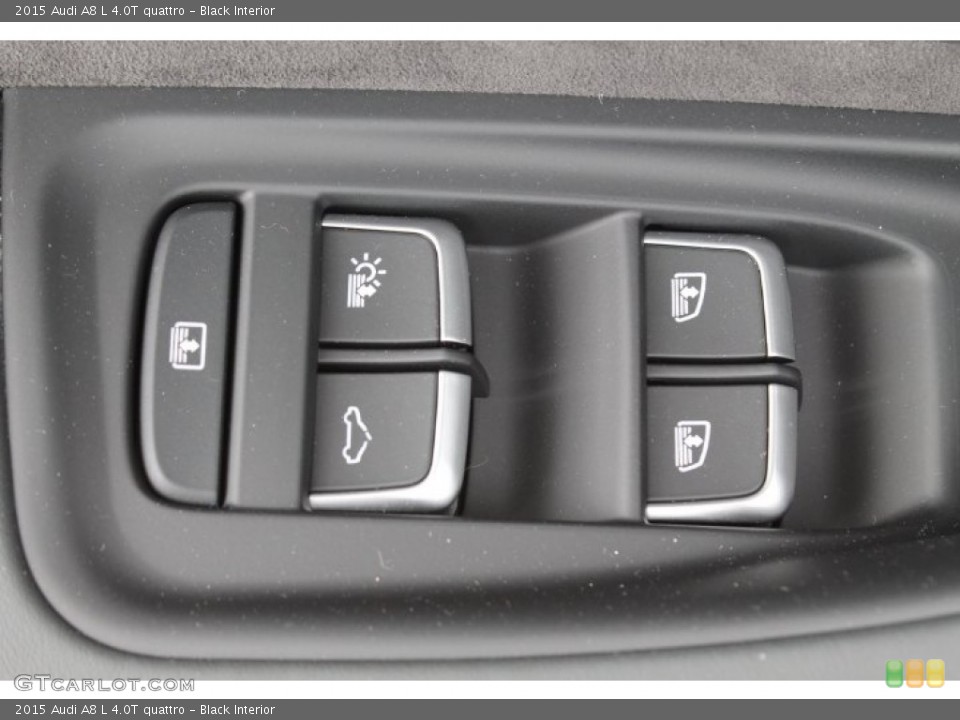 Black Interior Controls for the 2015 Audi A8 L 4.0T quattro #95649976
