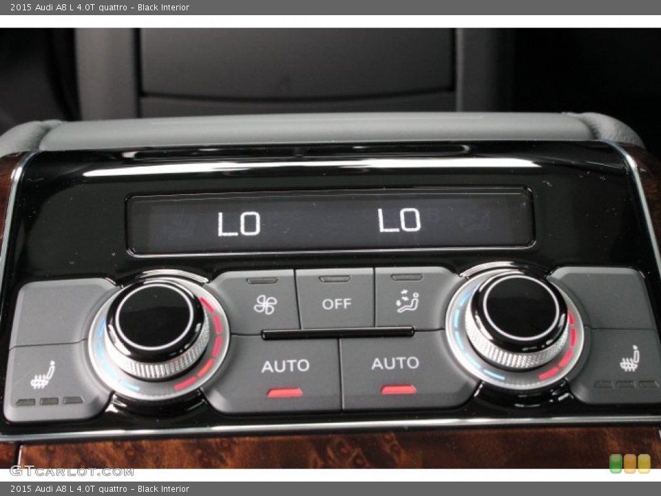 Black Interior Controls for the 2015 Audi A8 L 4.0T quattro #95650014