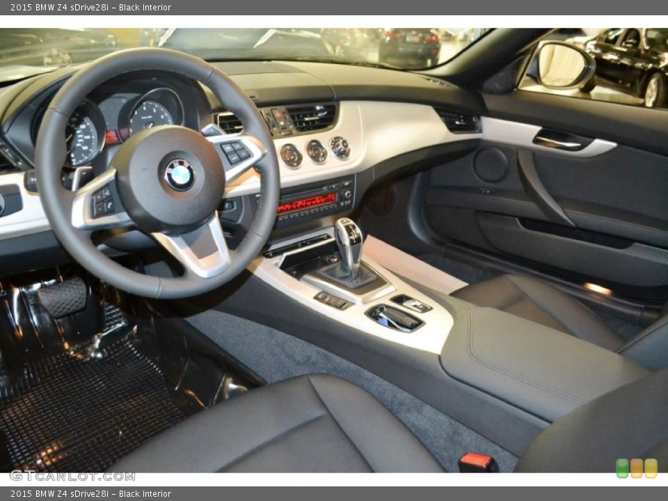 Black Interior Photo for the 2015 BMW Z4 sDrive28i #95650170