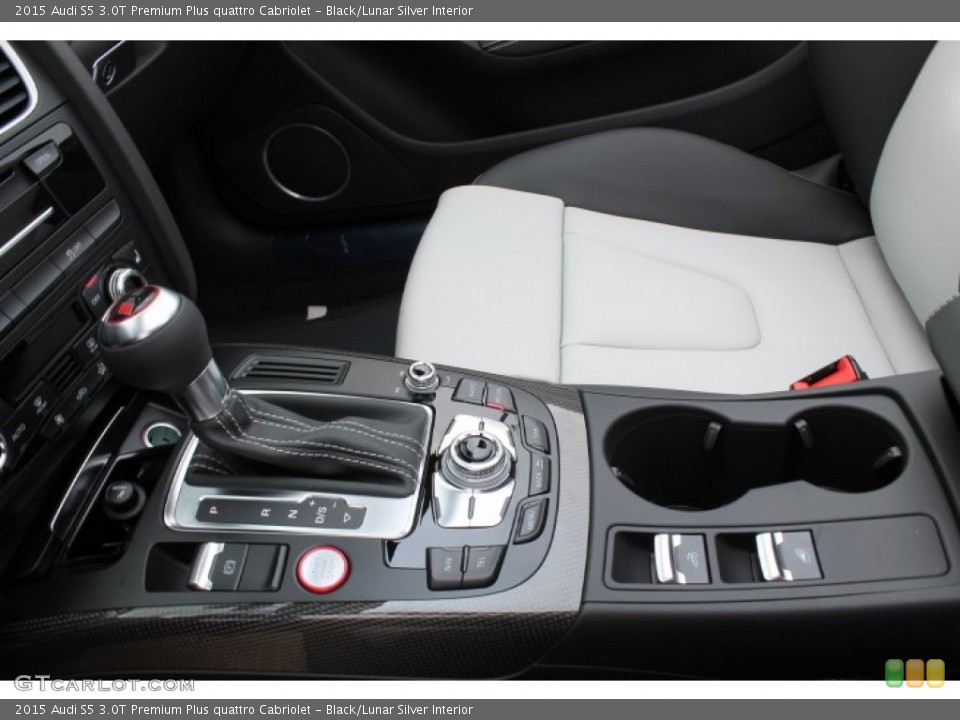 Black/Lunar Silver Interior Transmission for the 2015 Audi S5 3.0T Premium Plus quattro Cabriolet #95650211