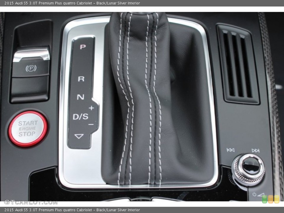 Black/Lunar Silver Interior Transmission for the 2015 Audi S5 3.0T Premium Plus quattro Cabriolet #95650248