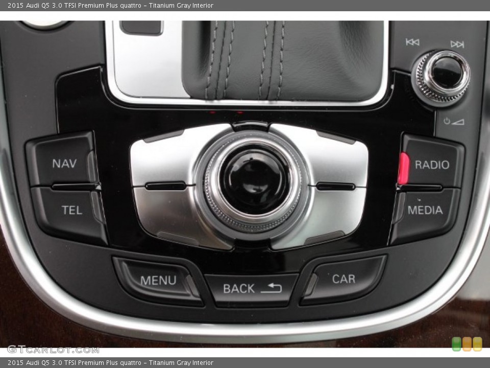 Titanium Gray Interior Controls for the 2015 Audi Q5 3.0 TFSI Premium Plus quattro #95652237