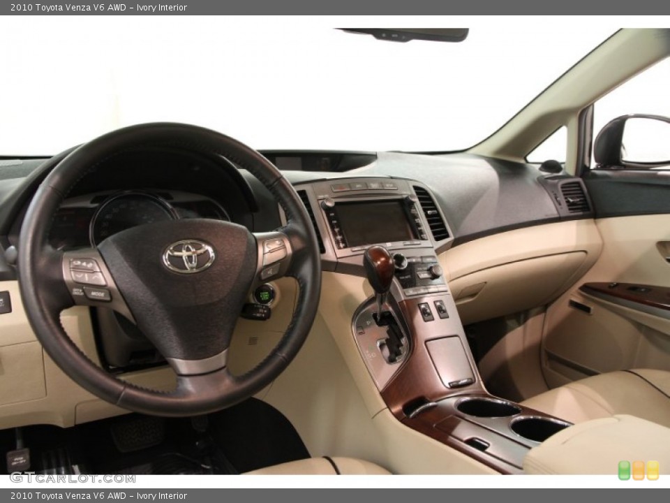 Ivory Interior Dashboard for the 2010 Toyota Venza V6 AWD #95654785