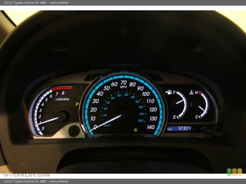 Ivory Interior Gauges for the 2010 Toyota Venza V6 AWD #95654824