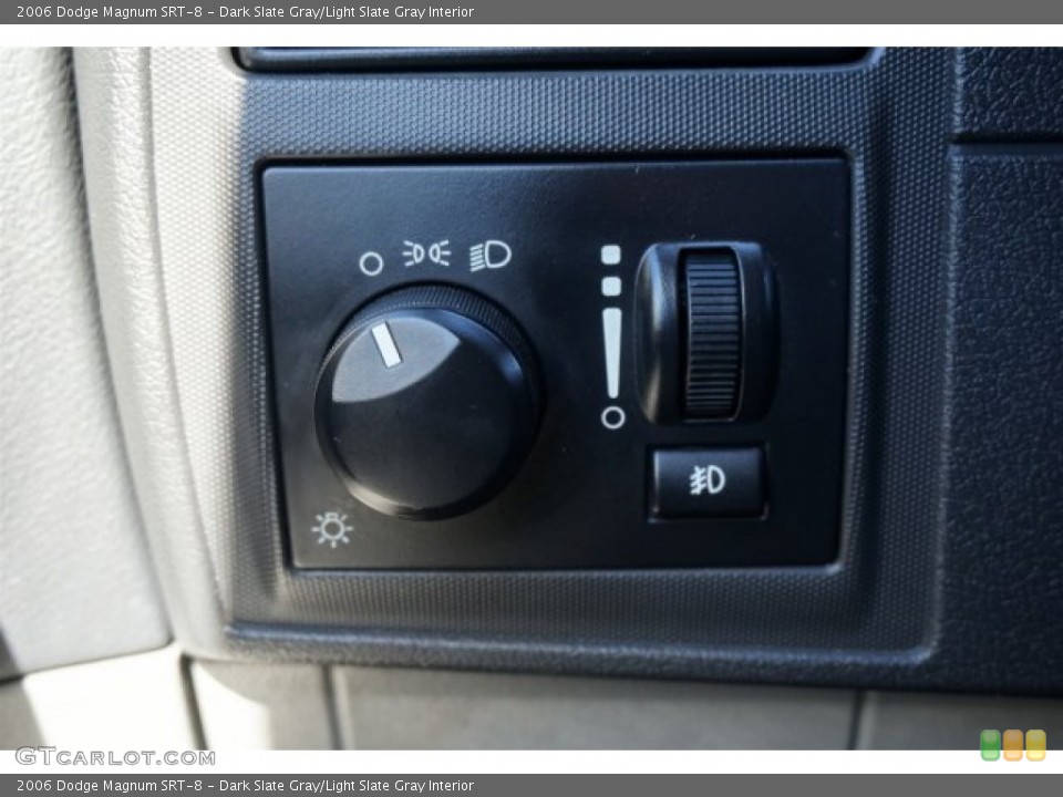 Dark Slate Gray/Light Slate Gray Interior Controls for the 2006 Dodge Magnum SRT-8 #95660659
