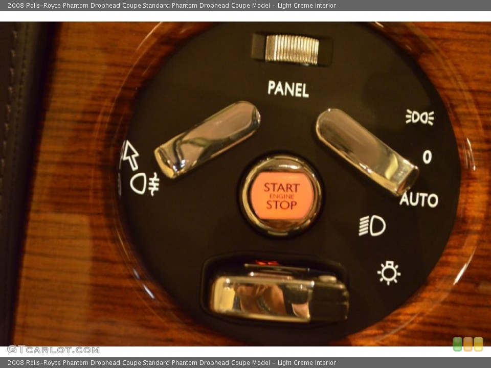 Light Creme Interior Controls for the 2008 Rolls-Royce Phantom Drophead Coupe  #95662348