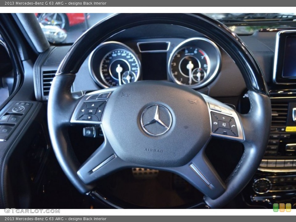 designo Black Interior Steering Wheel for the 2013 Mercedes-Benz G 63 AMG #95662897