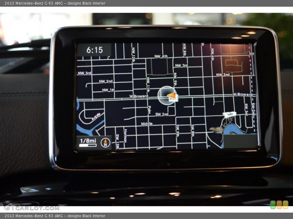 designo Black Interior Navigation for the 2013 Mercedes-Benz G 63 AMG #95663149