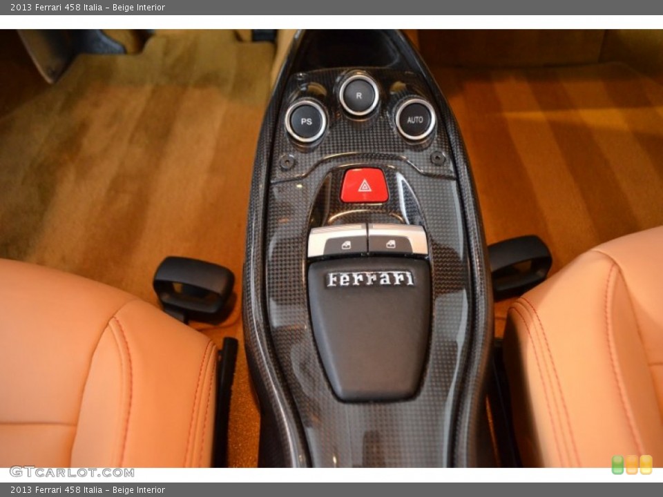 Beige Interior Transmission for the 2013 Ferrari 458 Italia #95664007