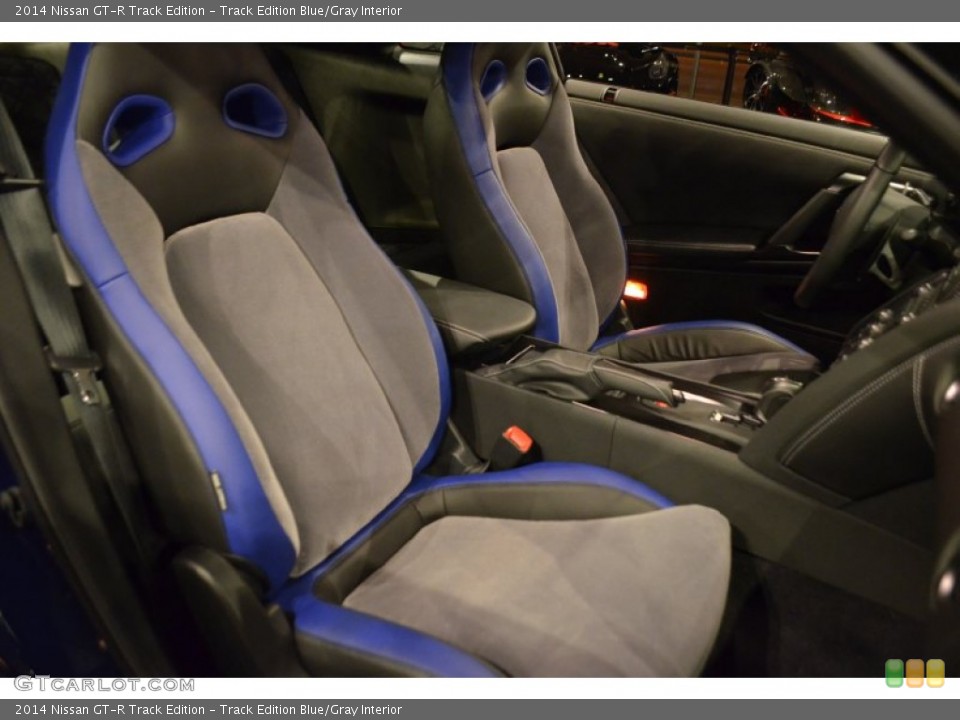 Track Edition Blue/Gray Interior Front Seat for the 2014 Nissan GT-R Track Edition #95665951
