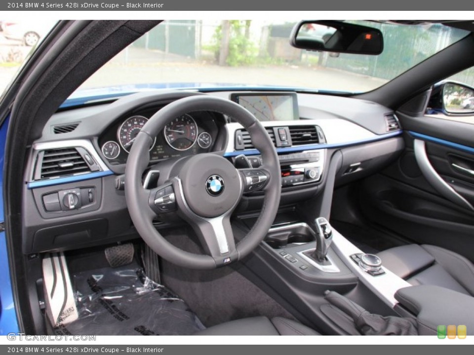 Black Interior Prime Interior for the 2014 BMW 4 Series 428i xDrive Coupe #95670909