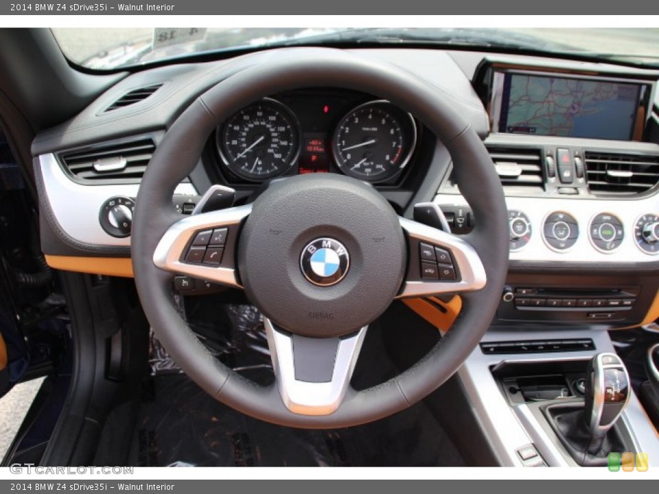 Walnut Interior Steering Wheel for the 2014 BMW Z4 sDrive35i #95671668