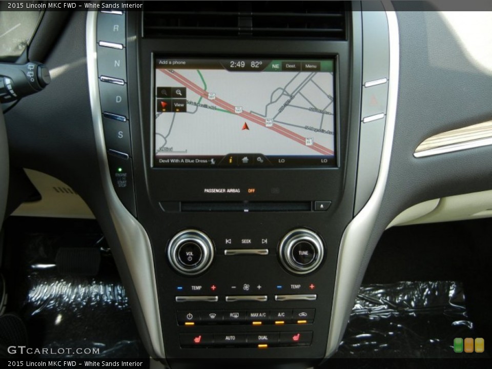 White Sands Interior Navigation for the 2015 Lincoln MKC FWD #95681727