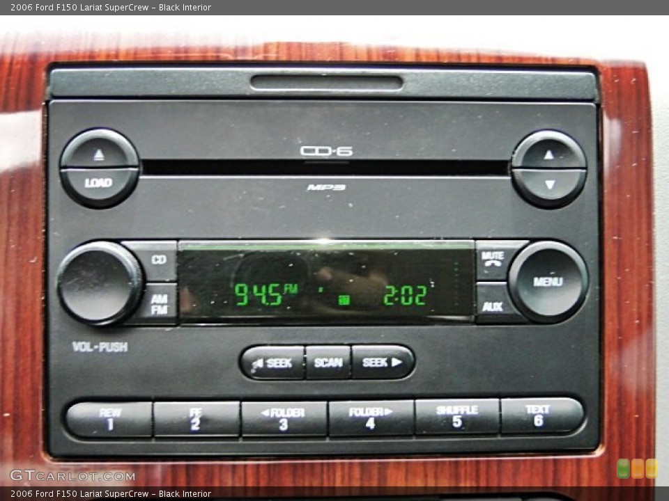 Black Interior Audio System for the 2006 Ford F150 Lariat SuperCrew #95684518